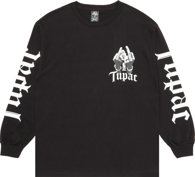 Wacko Maria Tupac Long-Sleeve Tee 'Black'