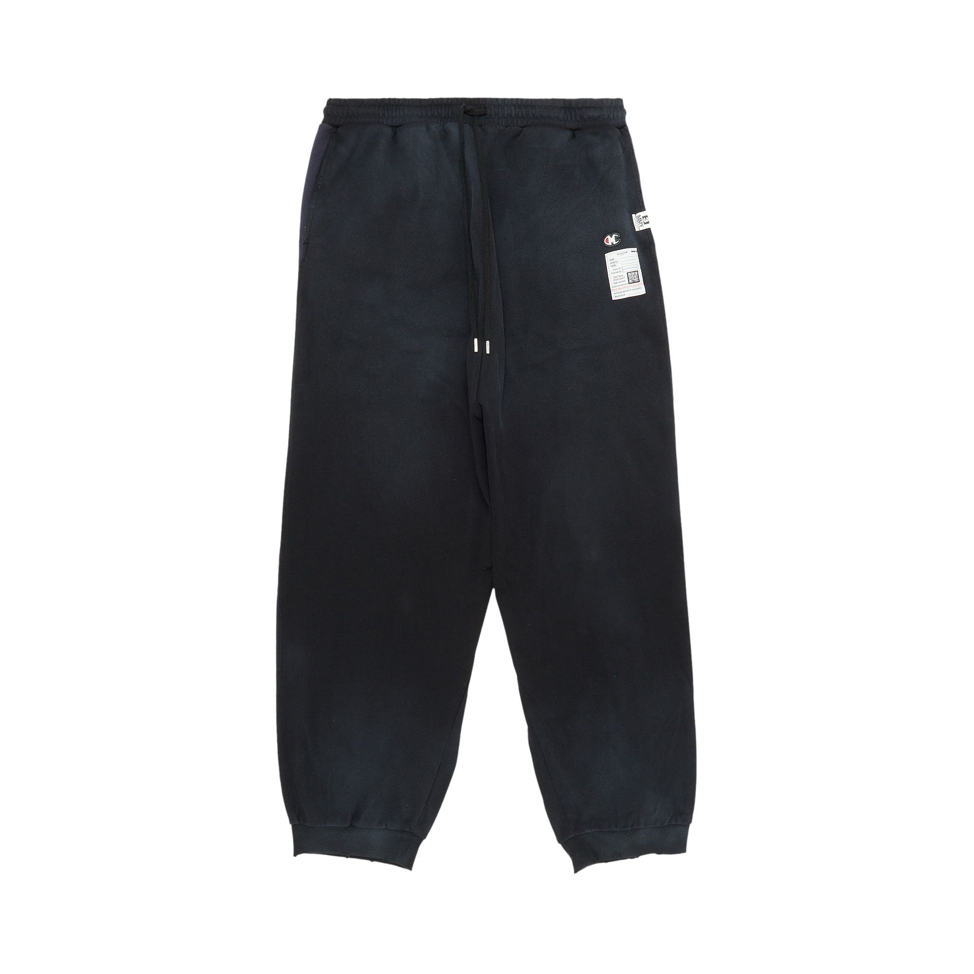 Buy Maison Mihara Yasuhiro Distressed Track Pants Black J10PT522 BLAC GOAT CA