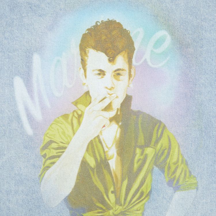 Martine Rose Denim Shirt Jacket Blue