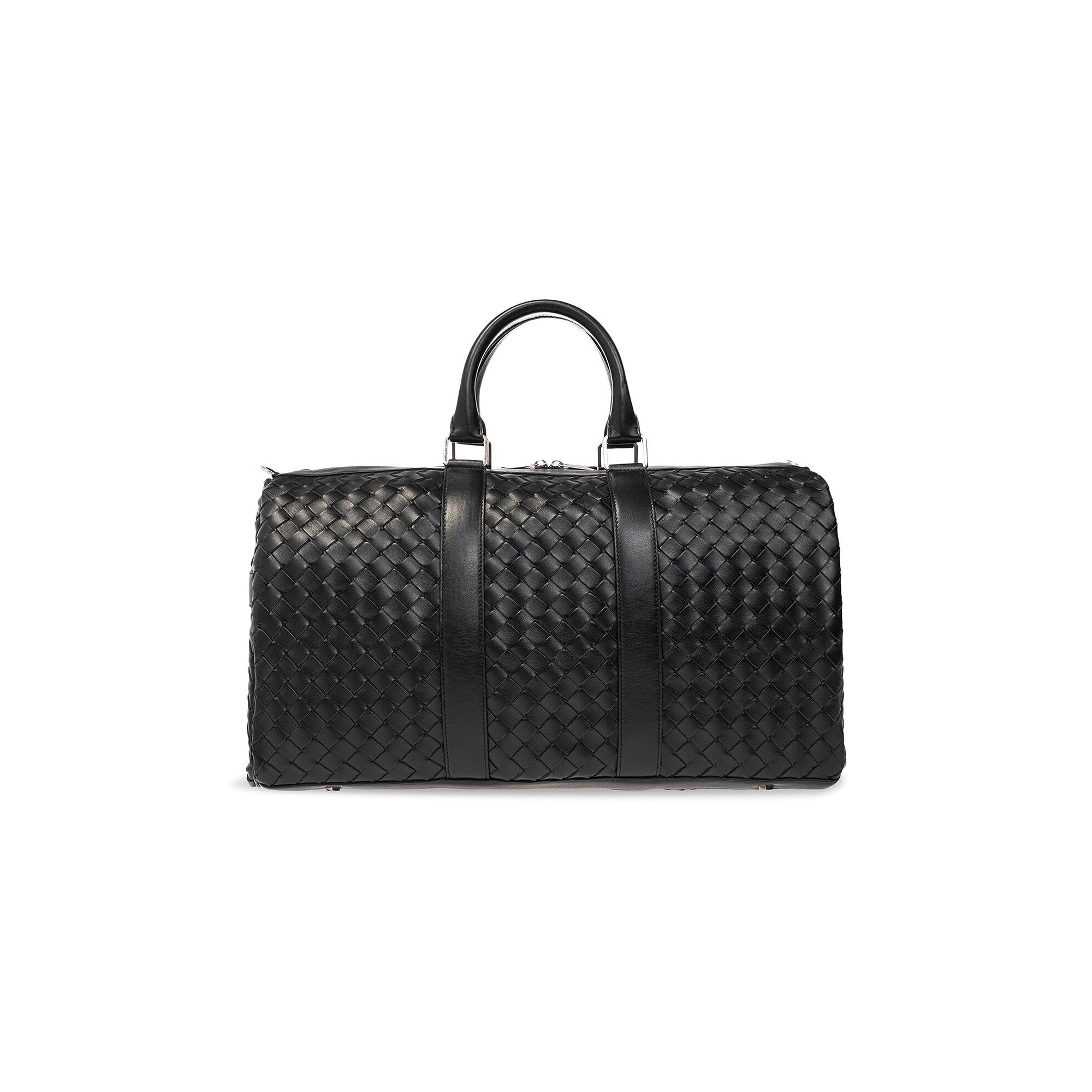 Buy Bottega Veneta Classic Intrecciato Duffle Bag 'Black