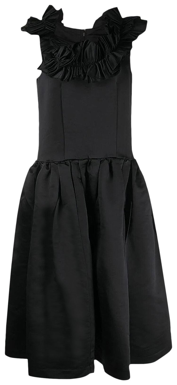 Comme des Garcons Ruffle Collar Dress Black