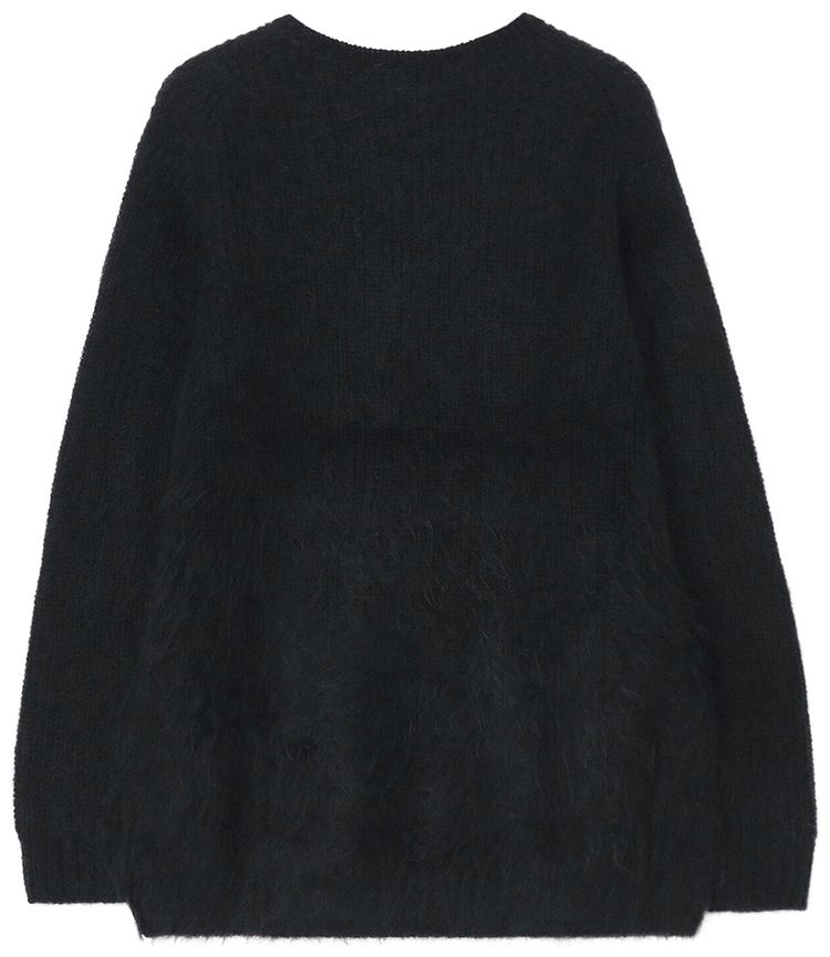 Yohji Yamamoto Pour Homme Round Neck Sweater Black