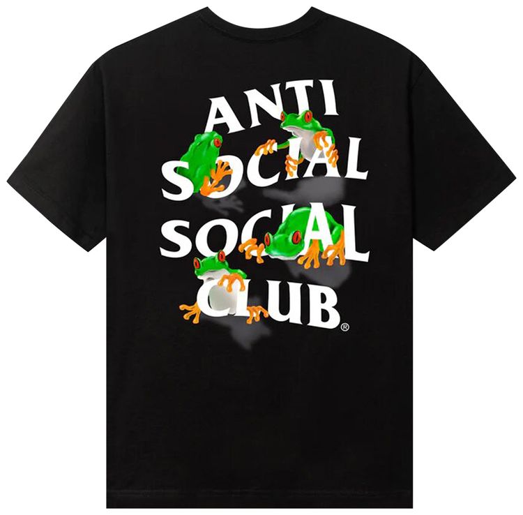 Anti Social Social Club Red Eye Tee Black