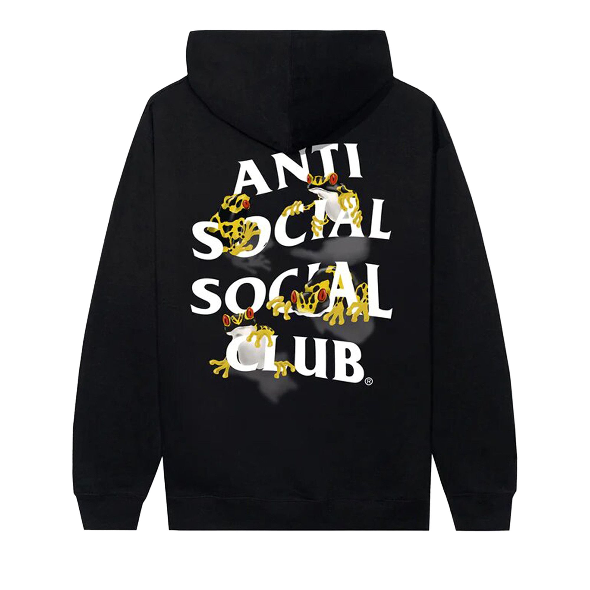 Buy Anti Social Social Club Yellow Banded Hoodie Black 0657 1SS230106YBH BLAC GOAT CA
