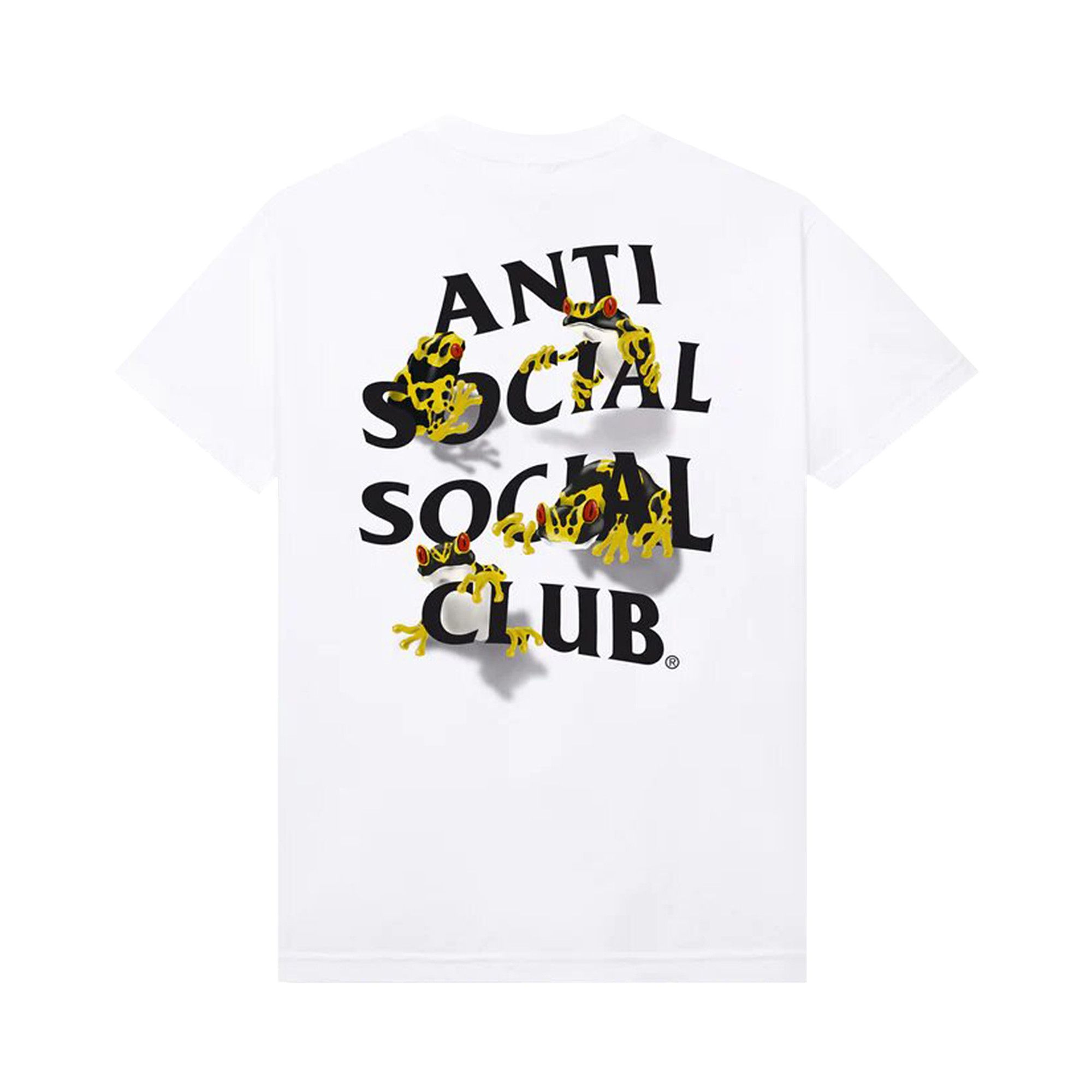 Buy Anti Social Social Club Yellow Banded Tee White 0657 1SS230103YBT WHIT GOAT