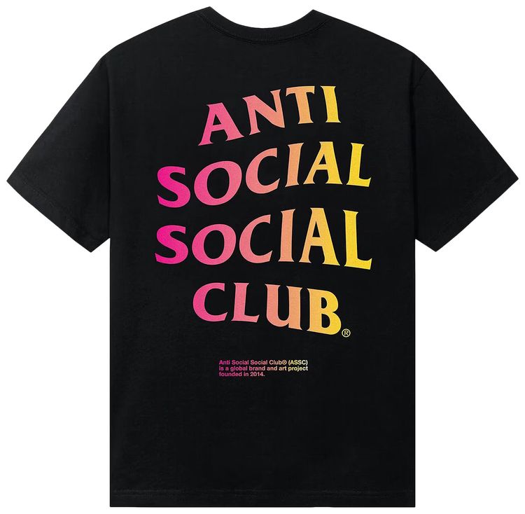 Anti Social Social Club Indoglo Tee Black