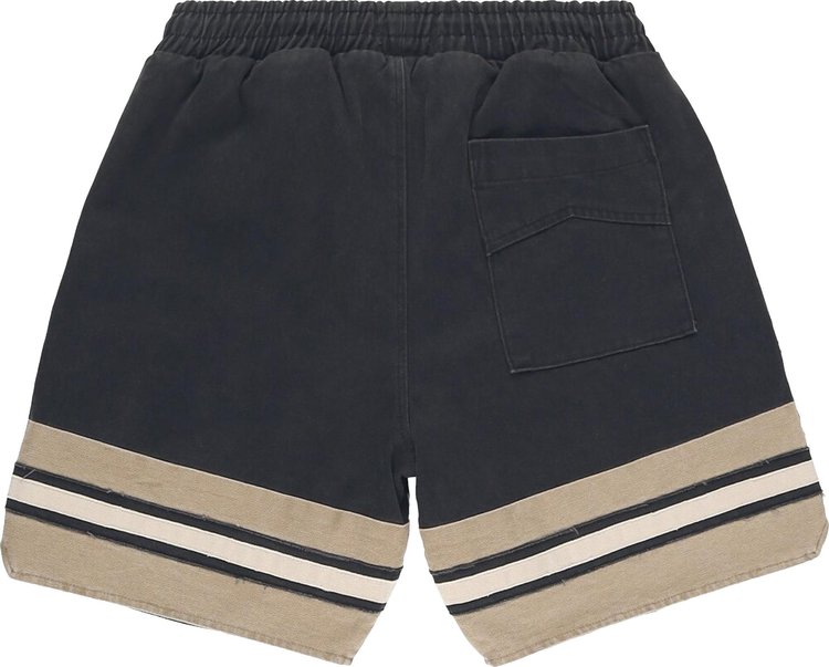 Rhude Embroidered Logo Short BlackKhaki