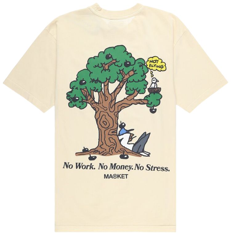 Market Just Do Nothing T Shirt Ecru