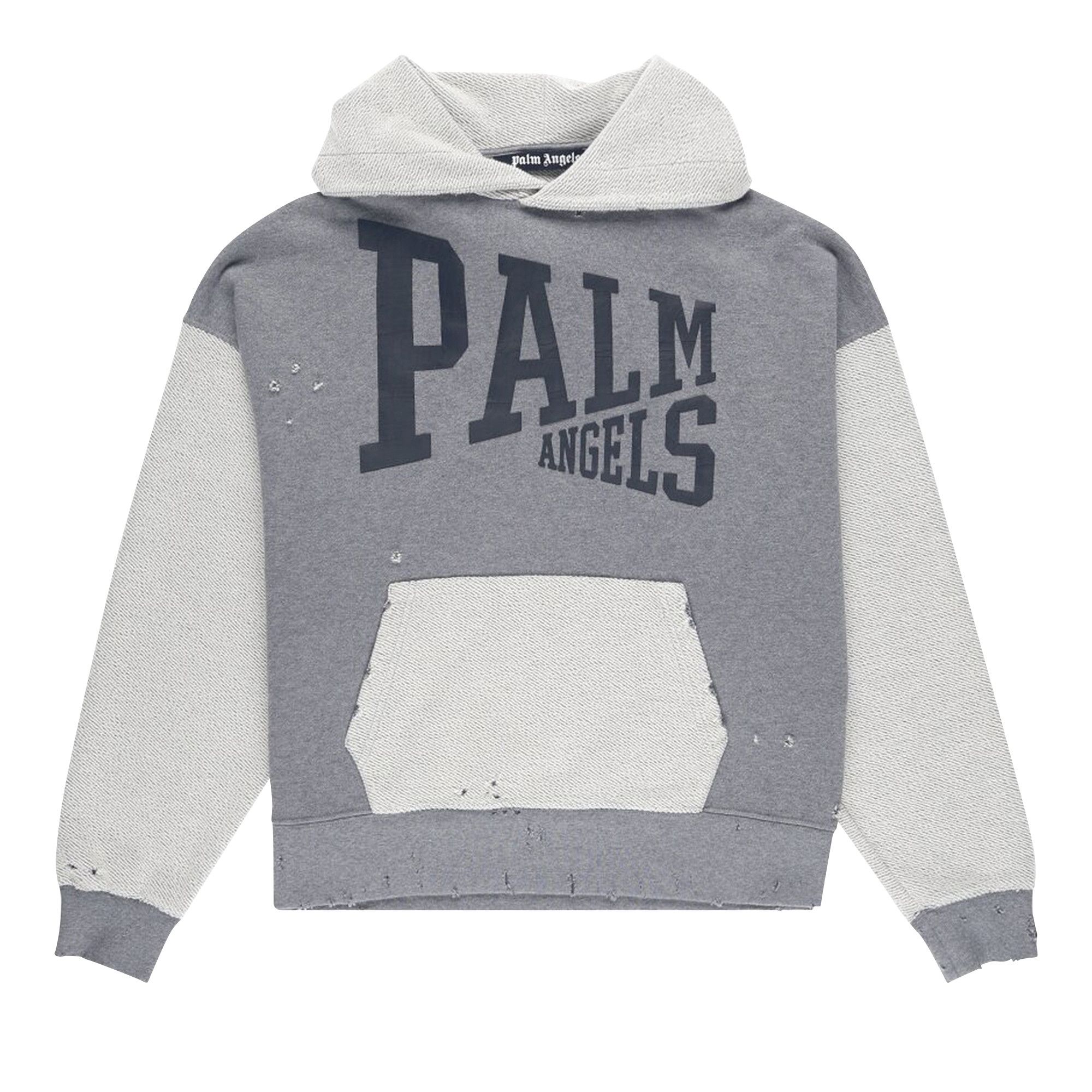 Palm angels grey hoodie top
