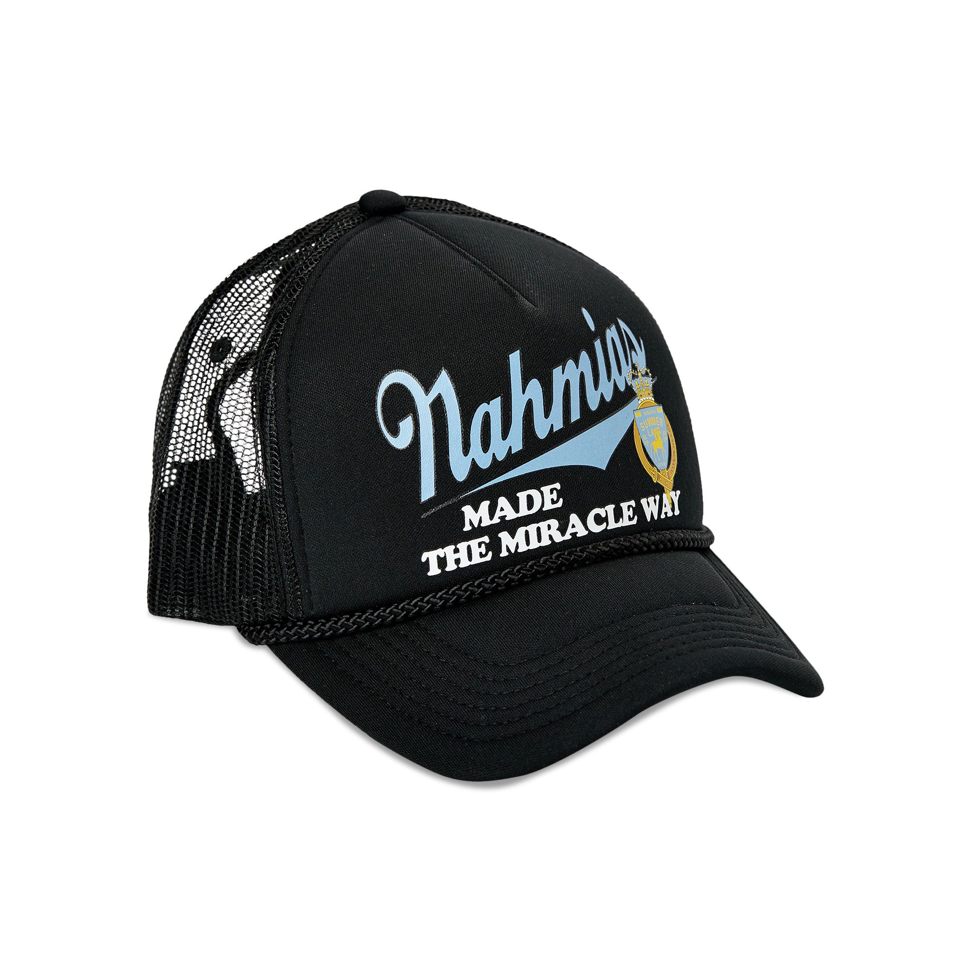 Buy Nahmias Miracle Way Trucker Hat 'Dusty Blue/Black