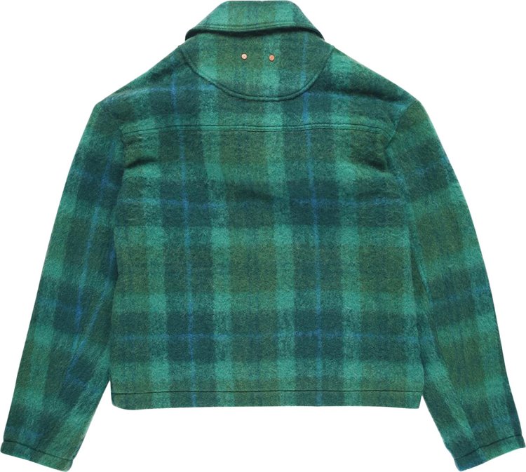 Andersson Bell Toulouse Wool Trucker Jacket GreenBlue