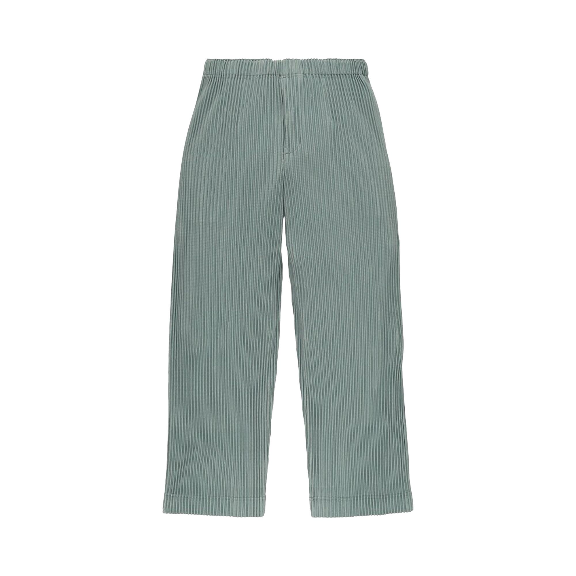 Buy Homme Plissé Issey Miyake MC August Pants 'Mint Grey