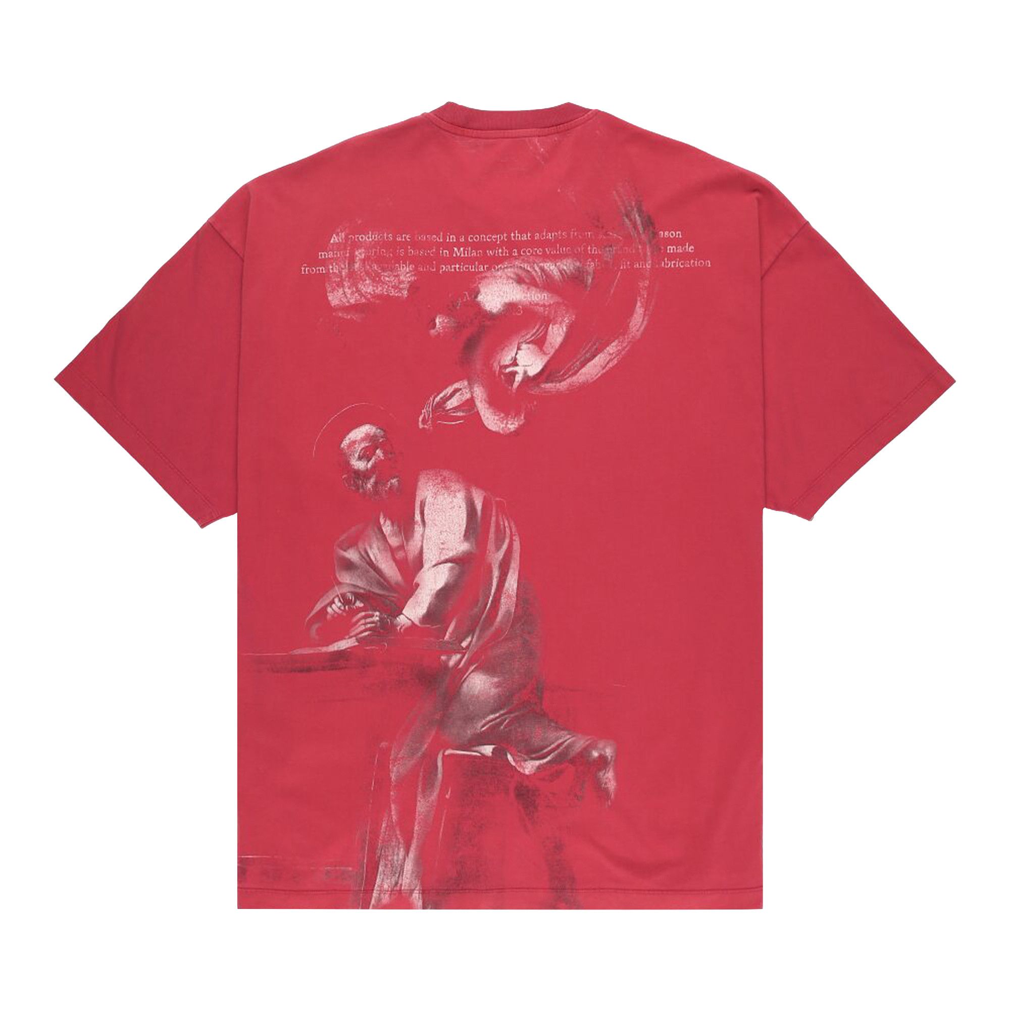 Buy Off-White St. Matthew Over T-Shirt 'Rio Red/Grey