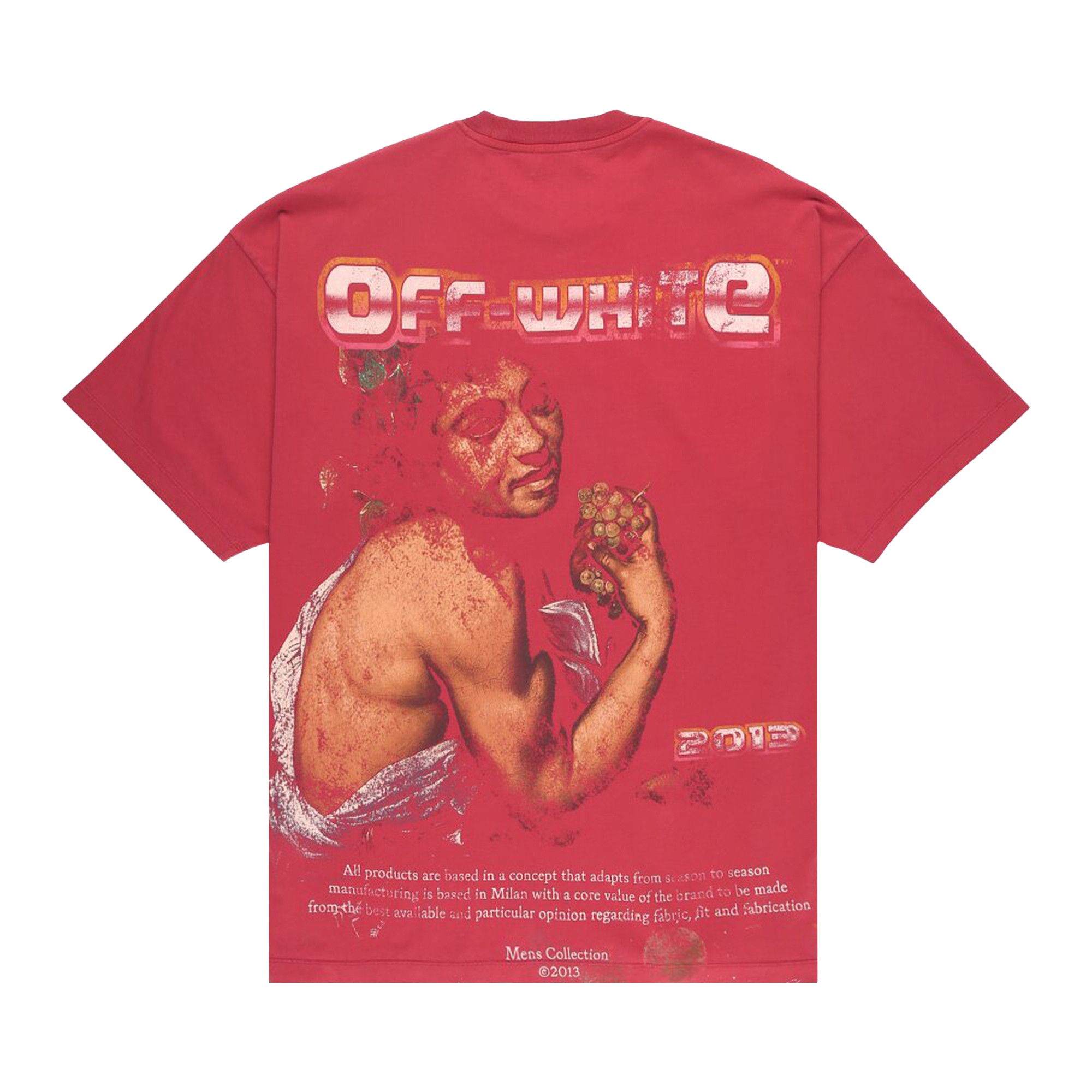 Buy Off-White Digit Bacchus Over T-Shirt 'Rio Red/Multicolor
