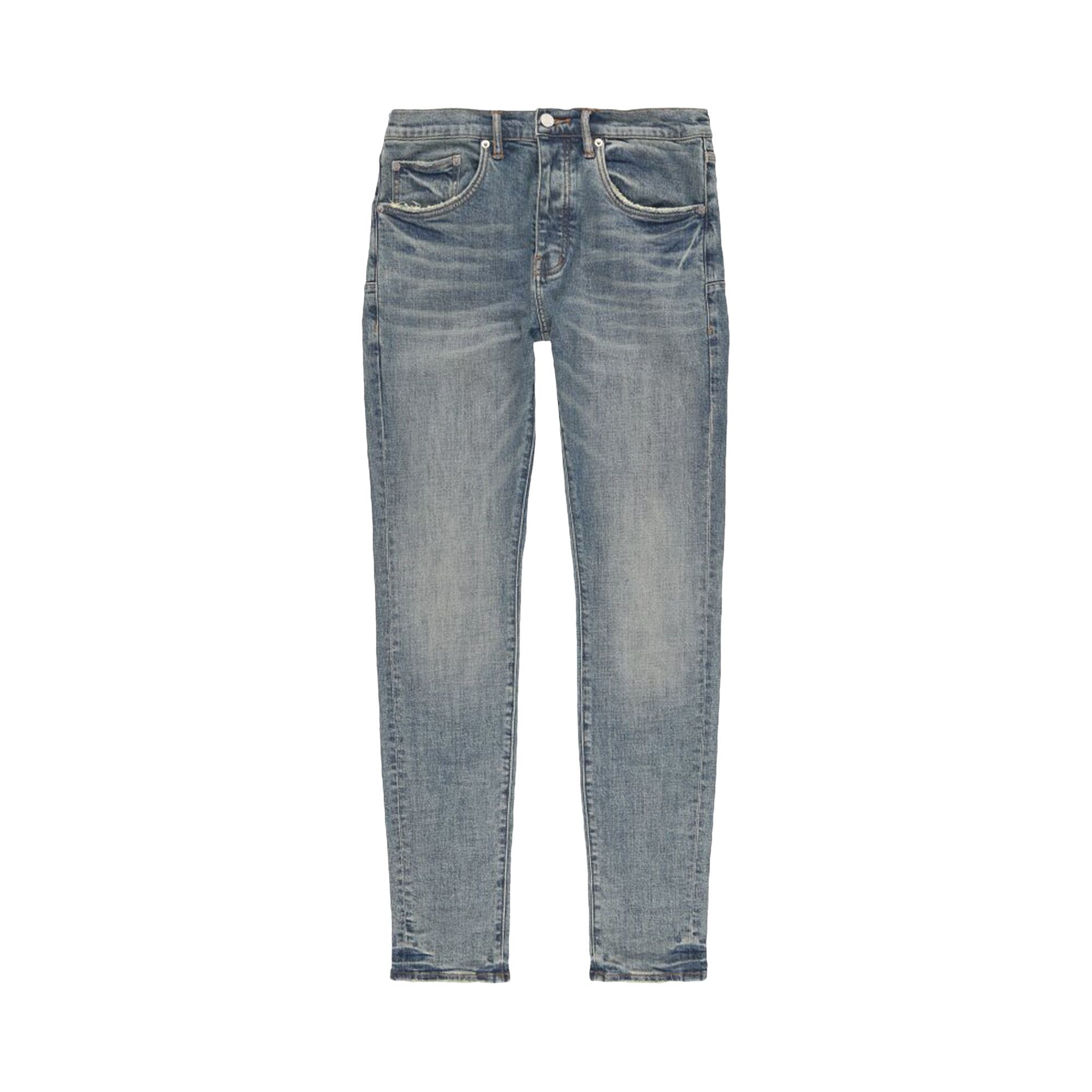 Buy PURPLE BRAND Vintage Quartz Slim Fit Jeans 'Mid Indigo
