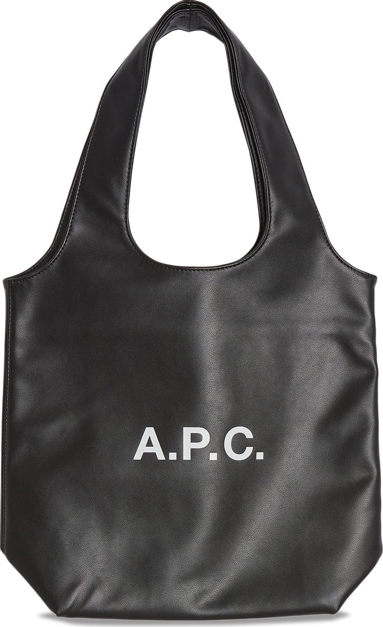 A.P.C. Ninon Faux Leather Tote Bag 'Black'