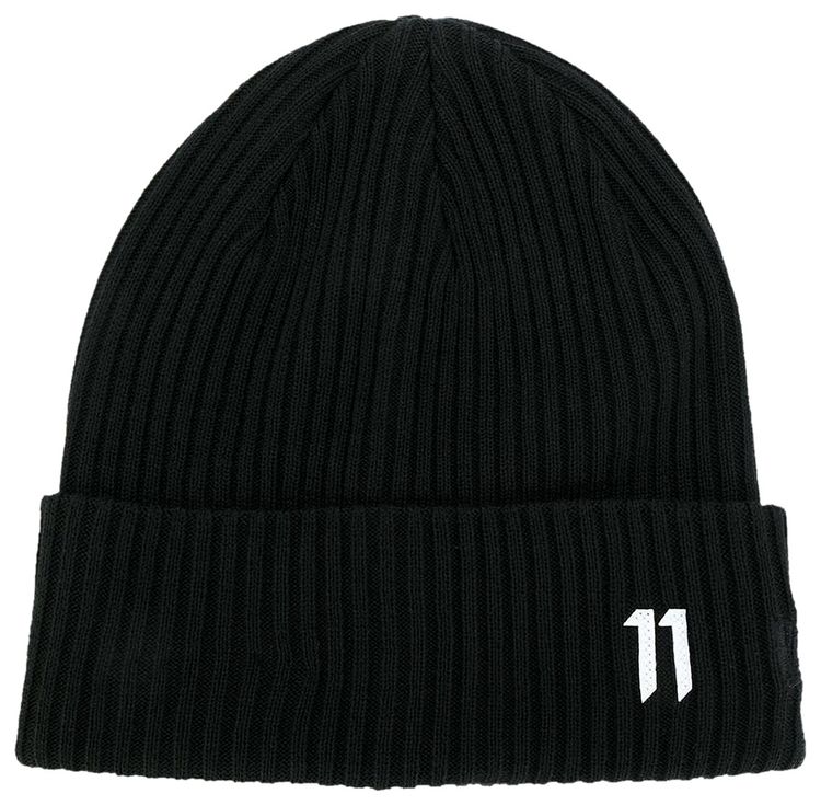 Boris Bidjan Saberi x New Era 11 Logo Beanie BlackLight Grey