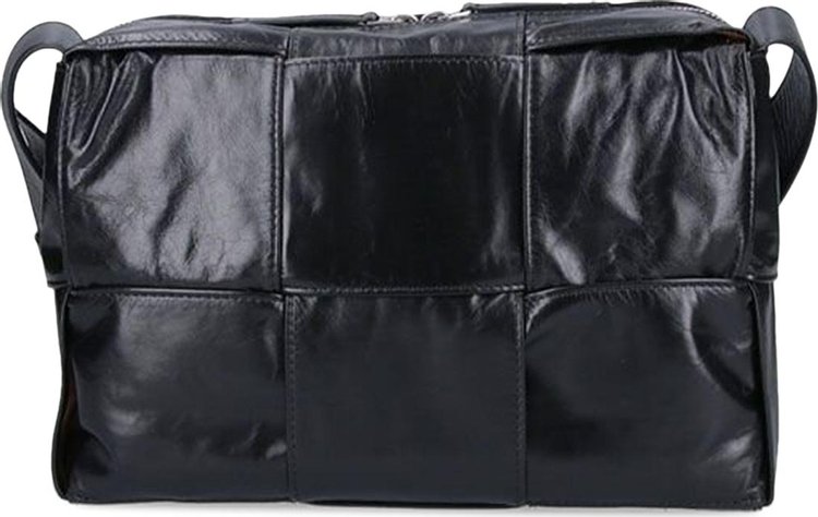 Buy Bottega Veneta Cassette Crossbody Bag 'Black/Silver' - 731165 VCQ71 ...