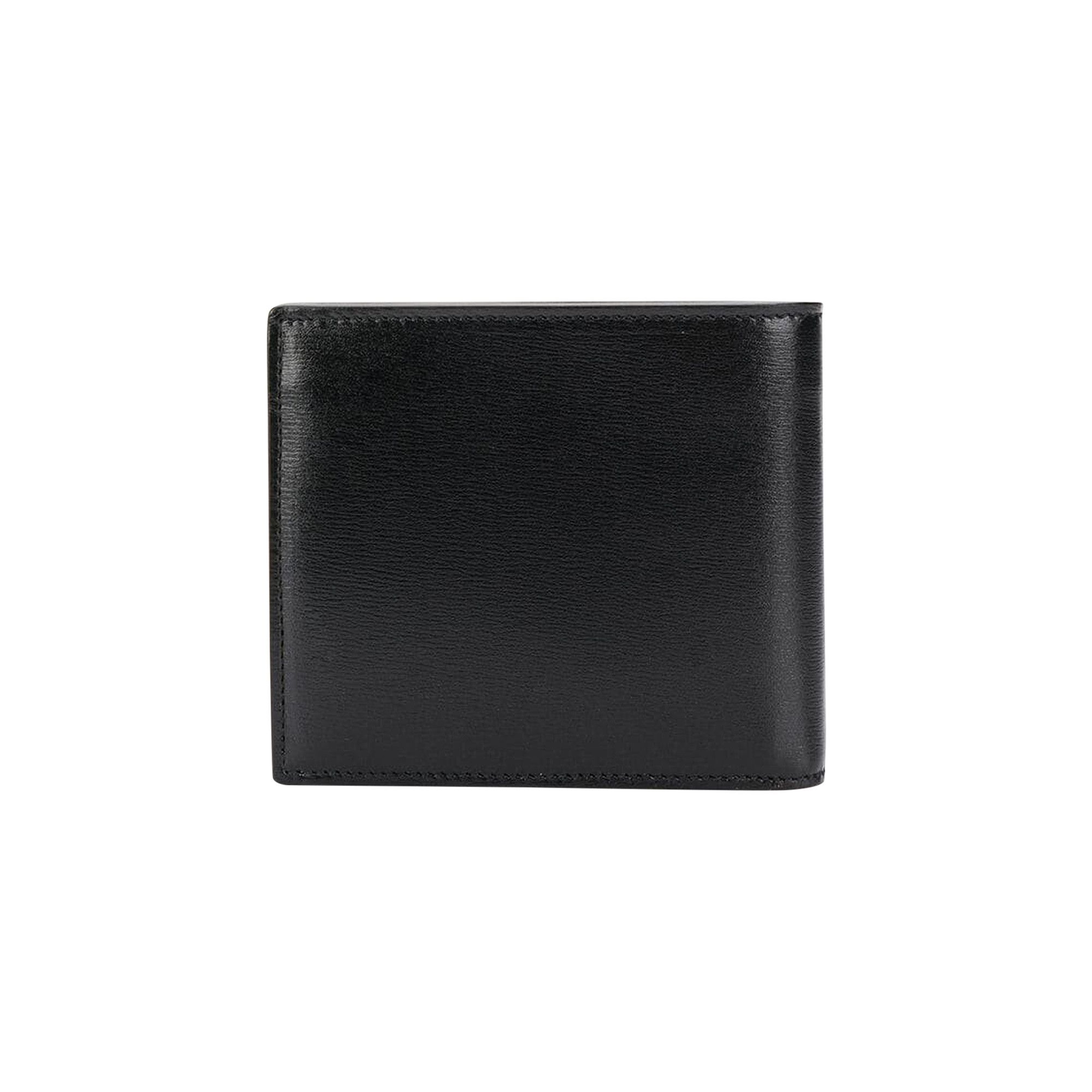 Buy Saint Laurent Logo Bi-Fold Wallet With Coin Pouch 'Black