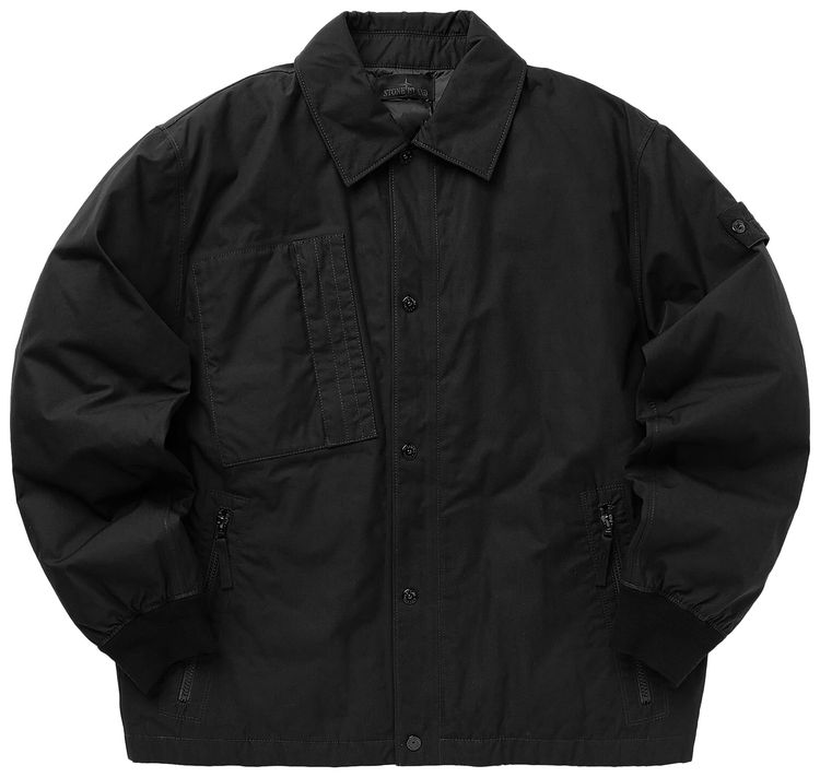 Stone Island Ghost Piece Down Jacket Black