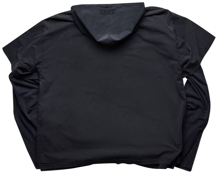 Vetements Cool Earth Long Sleeve Hoodie Black