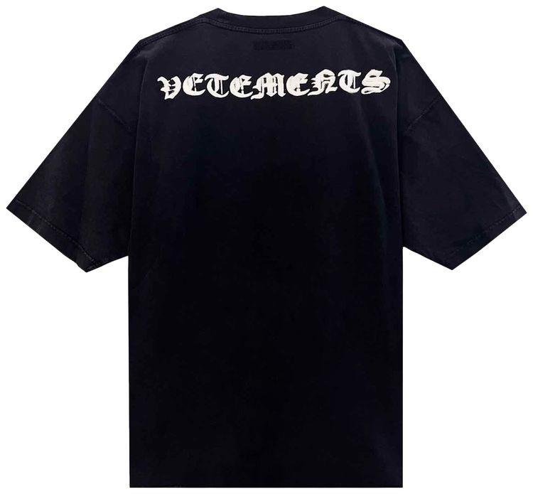 Vetements Reverse Anarchy T Shirt BlackWhite