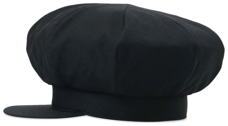 Yohji Yamamoto Pour Homme Gabardine 8 Panel Casquette Black