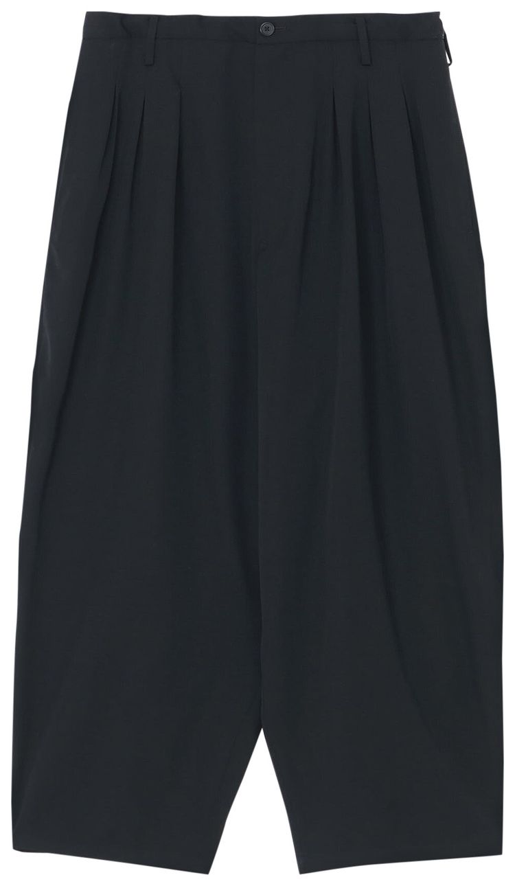 Yohji Yamamoto Pour Homme 12 Pleat Pants Black
