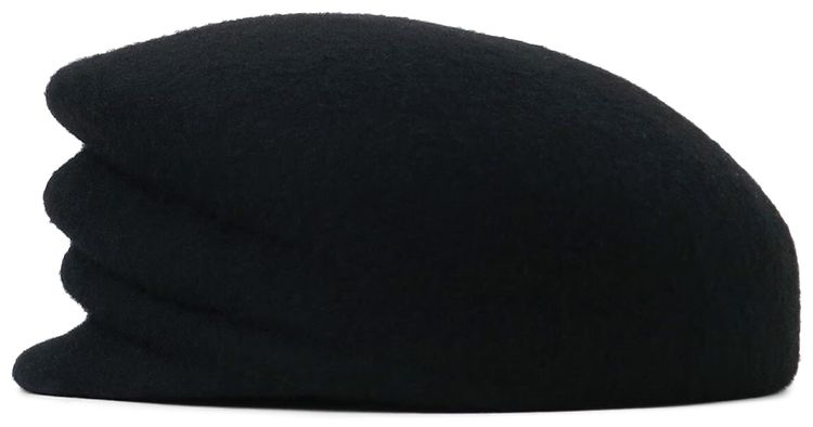 Yohji Yamamoto Pour Homme Tuck Hunting Cap Black