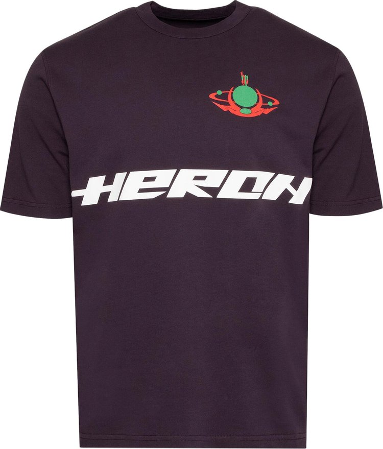 Heron Preston Globe Burn Short-Sleeve Tee 'Purple/Light Green'