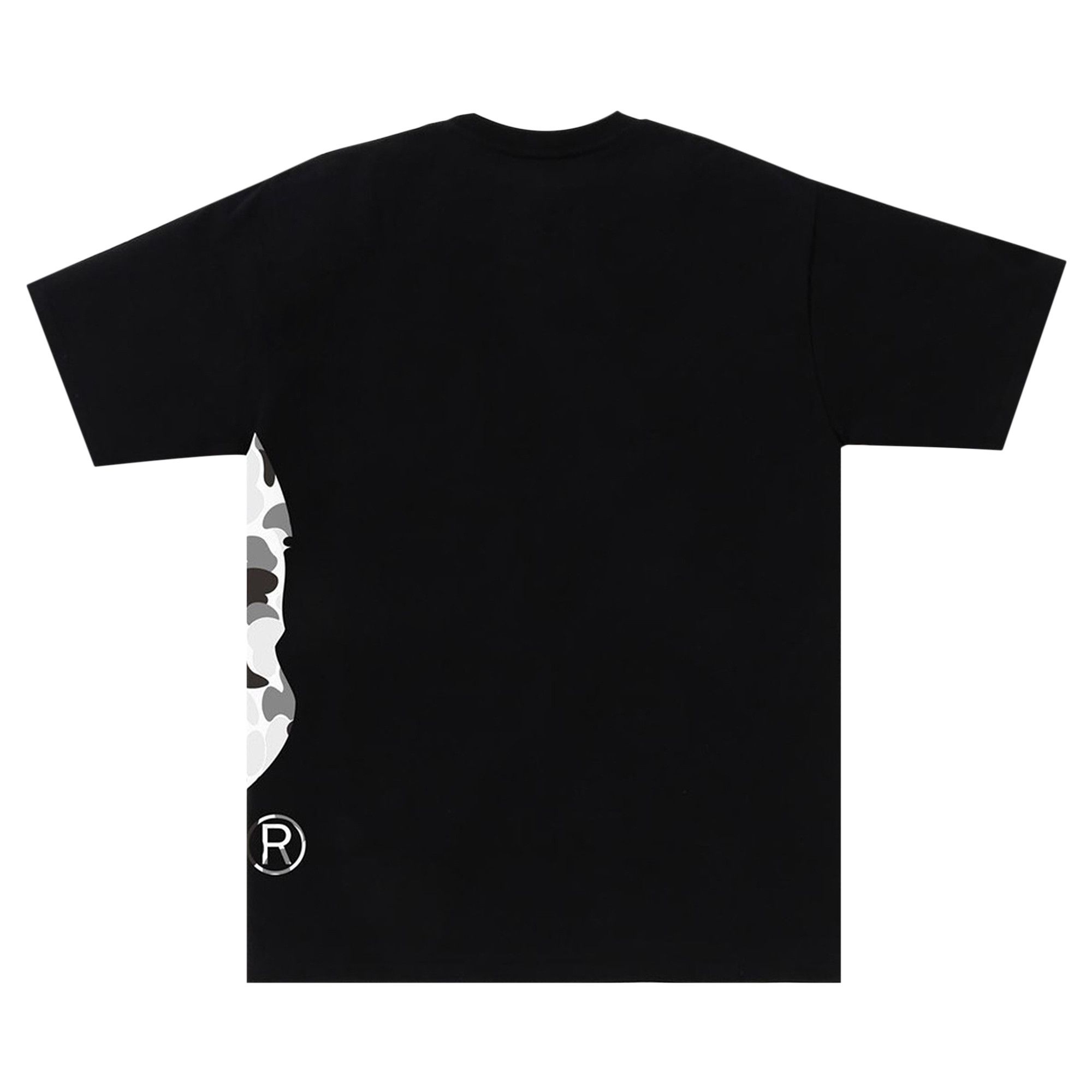 Bape shirt black and white clearance