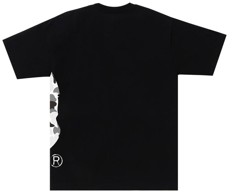 BAPE ABC Camo Side Big Ape Head Tee BlackGrey