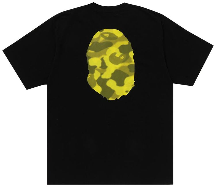 BAPE Radiation Camo Big Ape Head Tee Black