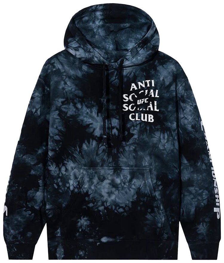 Anti Social Social Club x UFC Ultimatum Hoodie Black
