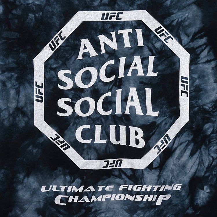 Anti Social Social Club x UFC Ultimatum Hoodie Black