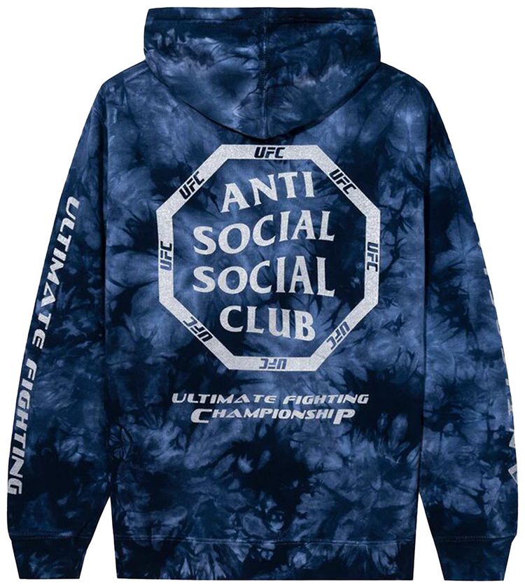 Anti Social Social Club x UFC Ultimatum Hoodie Blue