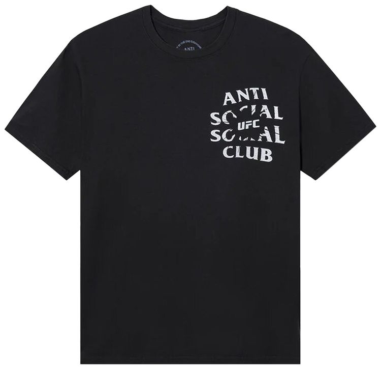 Anti Social Social Club x UFC Ultimatum Tee Black
