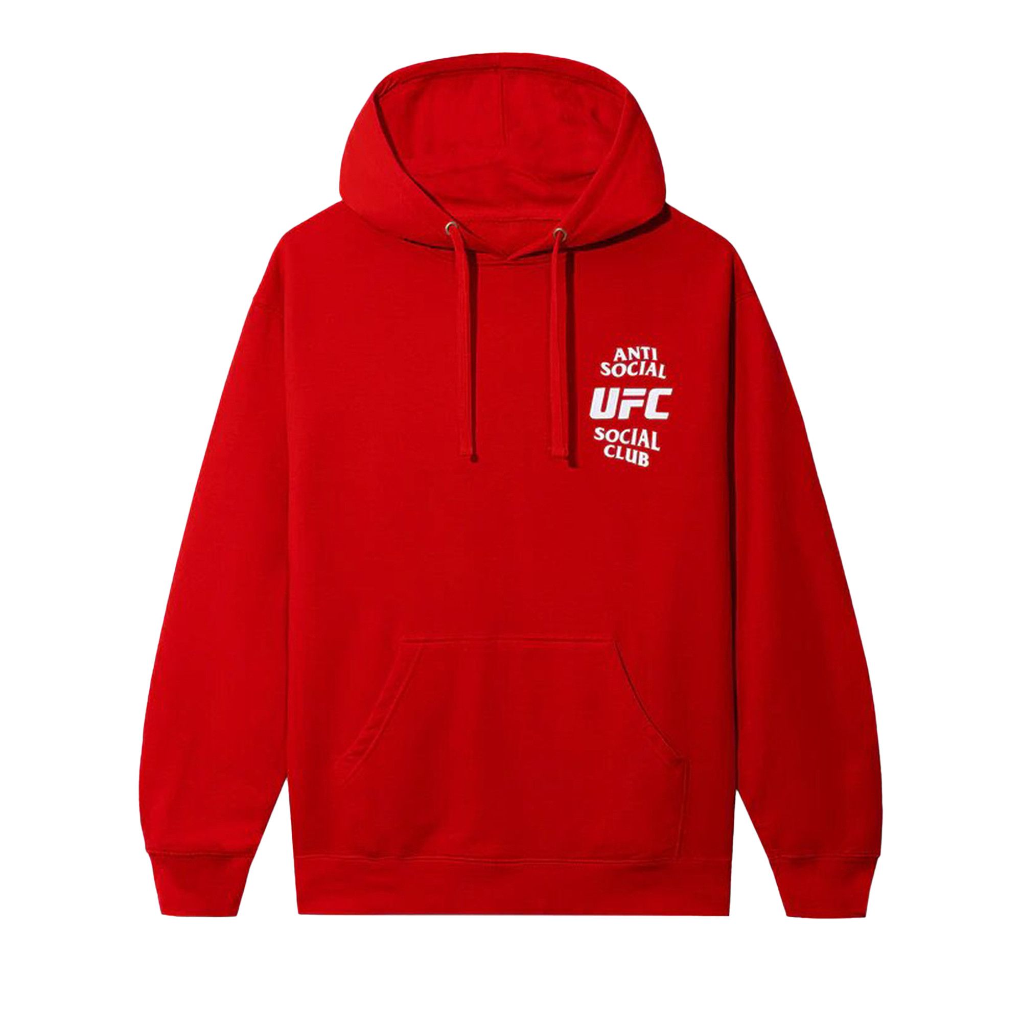 Size xxl Anti Social Social Club x UFC Self Titled Hoodie Red