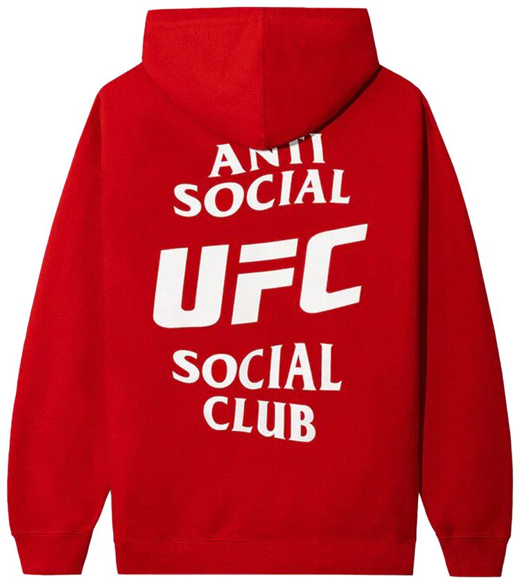Anti Social Social Club x UFC Self Titled Hoodie Red