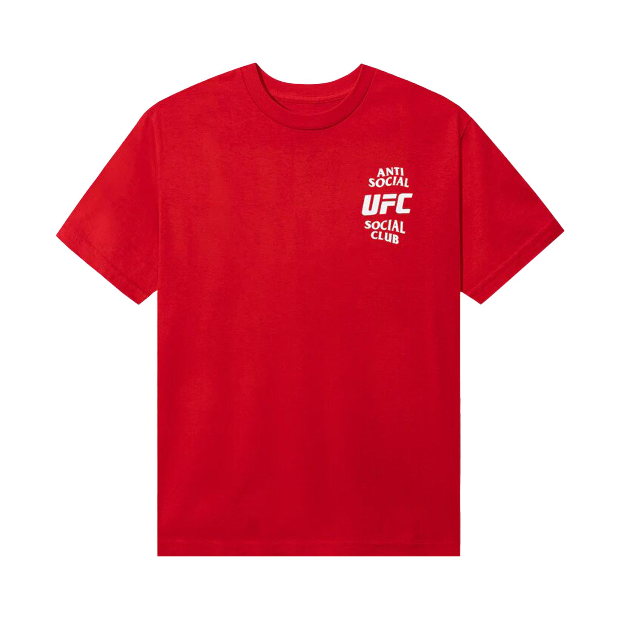 Red anti social social club shirt outlet