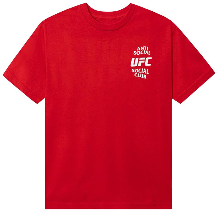 Anti Social Social Club x UFC Self Titled Tee Red