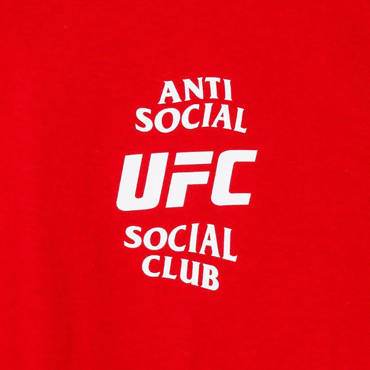 Anti Social Social Club x UFC Self Titled Tee Red