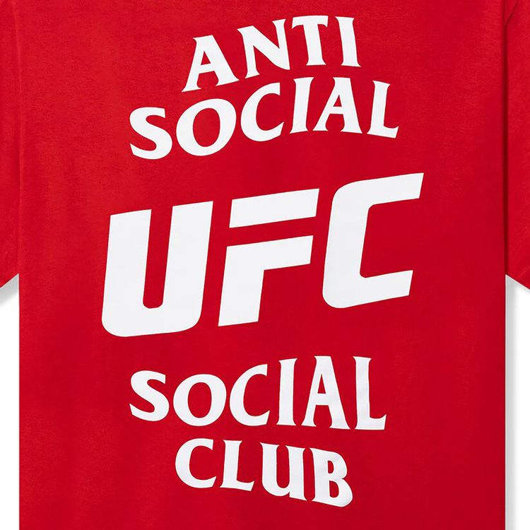 Anti Social Social Club x UFC Self Titled Tee Red