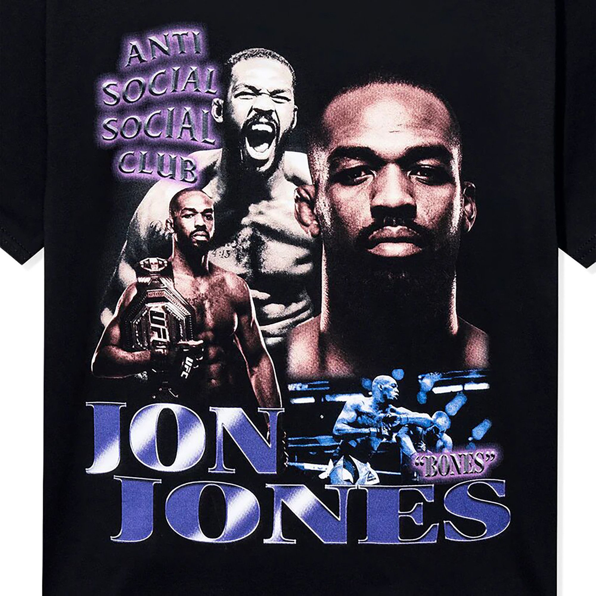Buy Anti Social Social Club x UFC Jon Jones Tee 'Black