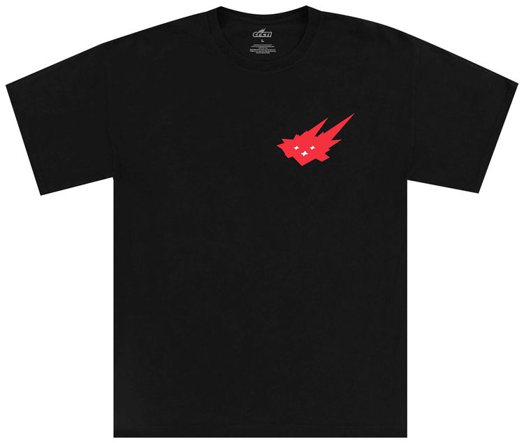 Cactus Jack by Travis Scott Down To Earth Tee 1 Black