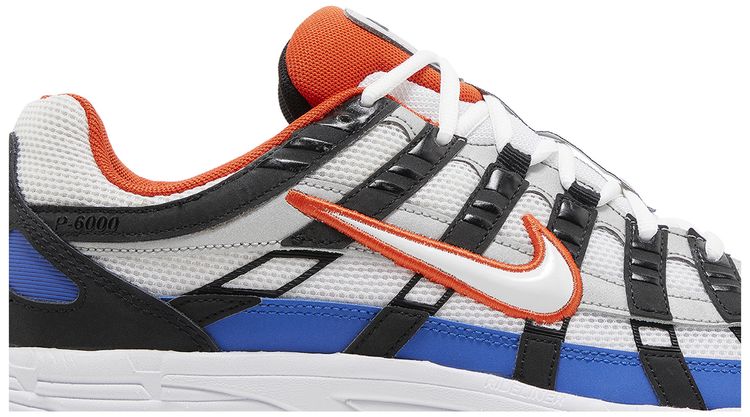 Nike P 6000 White Team Orange Racer Blue