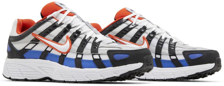 Nike P 6000 White Team Orange Racer Blue