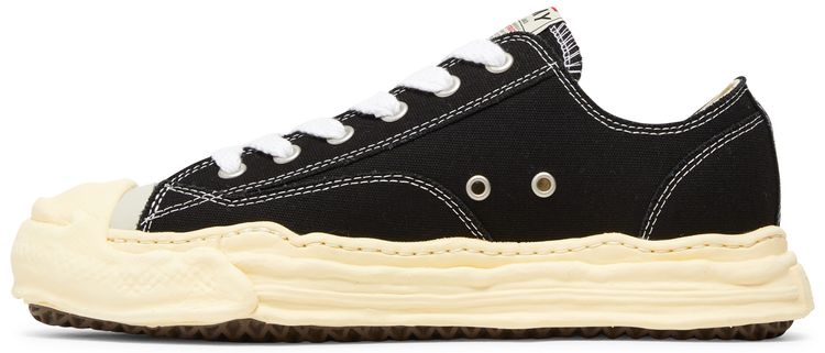 Maison Mihara Yasuhiro Hank Vintage Sole Canvas Low Black