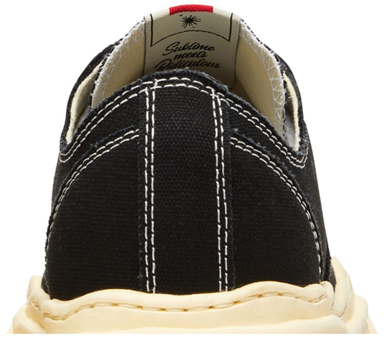 Maison Mihara Yasuhiro Hank Vintage Sole Canvas Low Black