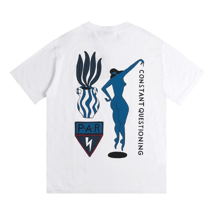 Parra Questioning T Shirt White